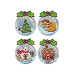 Christmas Baubles Ornaments Plastic Canvas (image for) Christmas Baubles Ornaments Plastic Canvas
